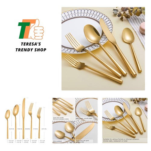 Silverware set flatware - set,