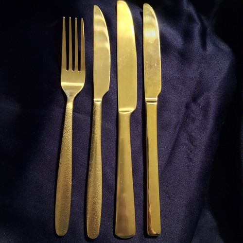 Oneida gold flatware mixed - oneida,