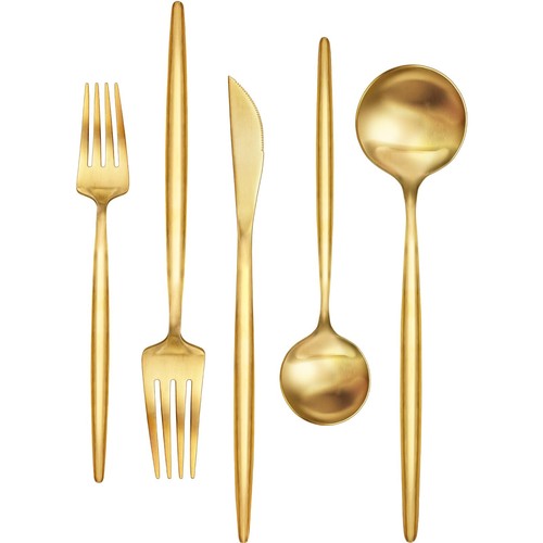 30piece gold silverware - 30piece,