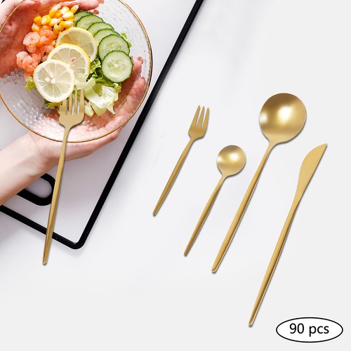 Stainless steel flatware set - stainless,