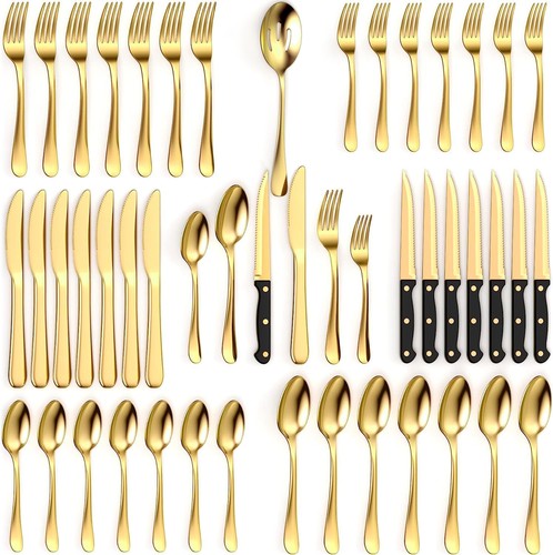 Piece gold silverware - 49,